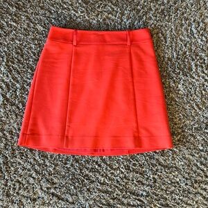 Red orange Size 2 Express mini skirt